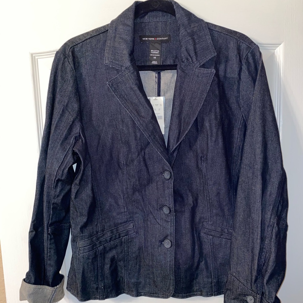 New York & Company Jean Blazer